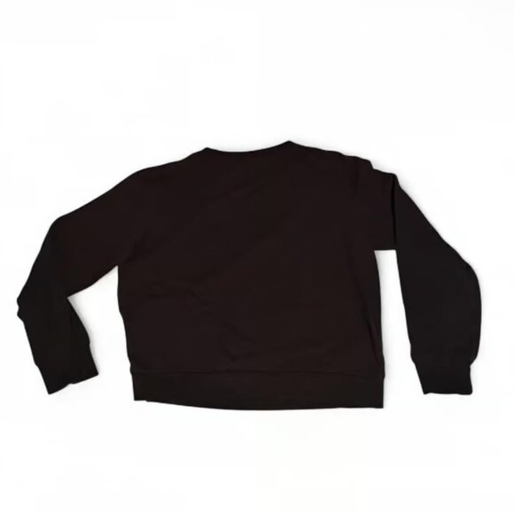 Black Rolling Stones Sweatshirt with Red Lips and Hearts Design - Picture 3 of 3